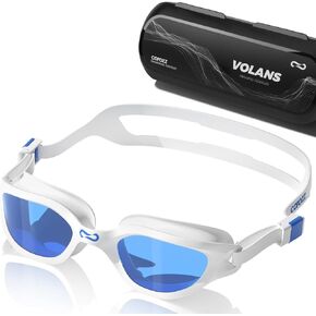 COPOZZ Women's Swim Goggles, Swimming Goggles Anti-fog No Leaking UV Protection for Adult Women