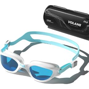 COPOZZ Women's Swim Goggles, Swimming Goggles Anti-fog No Leaking UV Protection for Adult Women