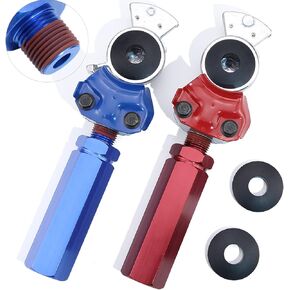 15FT Air Lines for Tractor Trailer, Air Hose for Semi Truck 3 in 1 ABS & Power Airlines Hose Wrap 7 Way Electrical Cable with 1 Pair Glad Hands 1 Pair Hex Grip 12pcs Seals and Teflon Tape