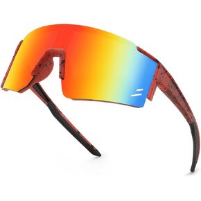 WANWAN Youth Teens Sunglasses, Kids Sunglasses Baseball Sports Cycling Glasses Softball Visor Shades Unisex Adult Teens 7-14