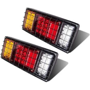 LIMICAR 40 LED Trailer Tail Lights Kit Waterproof with Reverse Turn Signal Brake Trailer Light For UTV UTE RV Camper Pickup Truck, Boat(2 Pack)