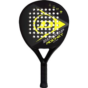 Dunlop Sports Rocket Ultra Padel Racket, Black/Yellow
