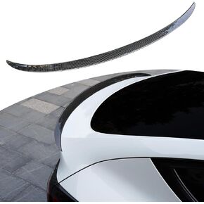 for Tesla Model Y Rear Spoiler Original Trunk Wing ABS for 2020-2024 Tesla Model Y Rear Trunk Spoiler Lip Tail Wing Rear Trunk Lid Model Y Accessories (OEM Spoiler,Glossy Carbon Fiber)…