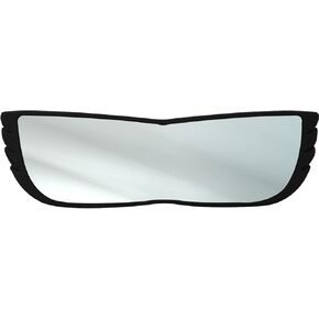 Angel View Wide-Angle Rearview Mirror, As Seen On TV Black Convex Car Mirror Installs in Seconds and Fits Most Cars, SUVs & Trucks, Holiday Gift