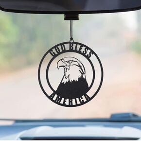 Rear View Mirror Accessories - Car Mirror Hanging Accessories - Car Pendant, Car Charms Ornament - Swinging Ornaments Cars Accessory for Men and Women Hanger - Black (Jesus Christ Crucifix Cross)