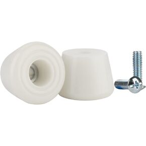 Cosmos 2 Pcs Roller Skate Toe Stoppers Brake Roller Quad Skate Toe Stops with 5/16" (8mm) Screws, Double-Row Roller Skating Brake Rubber Plugs Rollar Skate Stoppers Replacement Parts