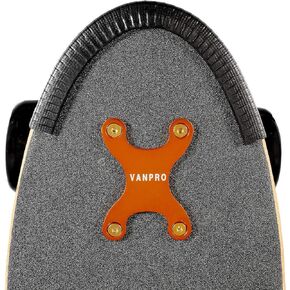 vanpro Skateboard Deck Guards Protector, Excellent Edge Protection, Longboard, Boosted Board Nose Guard and Tail Guard, Durable Shock Absorbing Rubber Cover, Rubber Strip (Pack of 2)