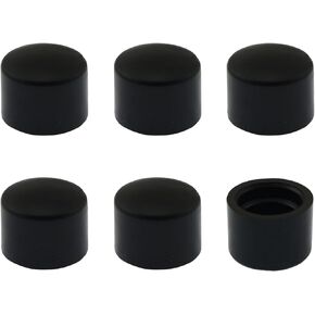 yyangz 12PCS Skateboard Bracket Pivot Cup Double Cocking Board PU Apex Fitting Bracket Skateboard Bridge Cap for Most Skateboard Parts Replacement Skateboard Truck Hardware Black