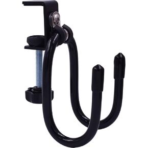 YYST Desk Store Clamp-On Skateboard Holder/Skateboard Hook/Mini Cruiser Hanger | Provides a Convenient Place to Hang Skateboard or Longboard to Reduce Clutter (20 lb. Capacity)- No Board (1)