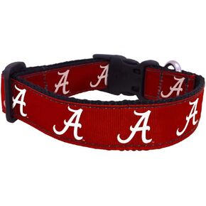 NCAA Alabama Crimson Tide Dog Collar (Team Color, Small)