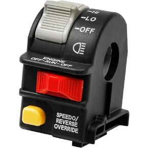 Handlebar Headlight Switch Hi/Lo/Off Beam Light/Kill/Stop | for 2001-2005 Polaris Sportsman 400 500 700 Magnum 325 330 Scrambler Xpedition Trail Boss ATP | Replaces# 4010591, 4010560, 4010422