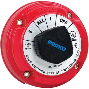 Perko 8503DP Alternator Field Disconnect Battery Switch