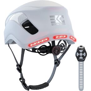 BASE CAMP SF-999 Bluetooth Smart Bike Helmet, Bike Helmets for Adults Men Women with Built-in Speakers, Microphone and Rear LED Lights with Turn Signals, Smart Communications Cycling Helmet