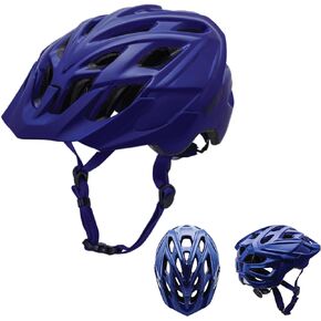 Kali Protectives Chakra Solo Bicycle Helmet; Mountain in-Mould Mountain Bike Helmet Equipped with an Integrated Visor; Dial Fit Closure System; with 21 Vents