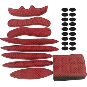 Helmet Padding Kit, Bicycle Replacement Universal Foam Pads Set for Bike Motorcycle Cycling Helmet