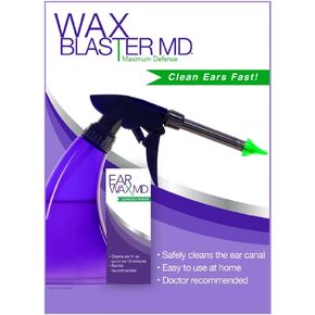 EOSERA Wax Blaster MD Kit - Complete Ear Cleaning Solution with Ear Wax MD Drops | Gentle Ear Irrigation for Routine Cleaning | Proven Results in Just 1 Treatment