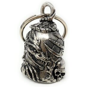 Bravo Bells Skull Dragon Bell - Biker Bell Accessory or Key Chain for Good Luck on the Road