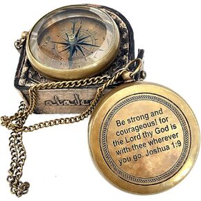 Inspirational Gift Compass - God My Lord Guide Me - Uplifting Baptism Gift, Graduation Gift, Birthday, Confirmation Gift for Men Women Boys Girls Teenage Kids