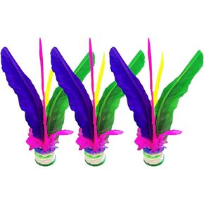 3PCS Shuttlecock, Badminton Thrower, Soft Kick Shuttlecock Chinese Jianzi Foot Sports Outdoor