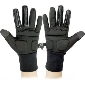 Figure Skating Gloves for Kids and Adults, Padded Gel Palm Protection Water Resistant Warm Touchscreen Non Slip