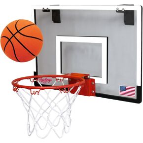 Rawlings Sporting Goods Game On Basketball Backboard Hoop Set, White, 18 x 12 in Saudi Arabia