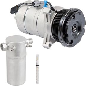 For 1992 Chevy GMC G20 G30 Van 6.2L Diesel AC Compressor w/A/C Drier Exp - BuyAutoParts 60-81953RS New