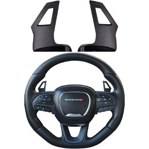 GRIDREADY Paddle Shifter Extension for 2015+ Dodge Charger Accessories, Challenger, Durango, Grand Cherokee. Interior Upgrade fits sxt, gt, rt, Daytona, scat Pack, Hellcat, hemi, 392 and SRT