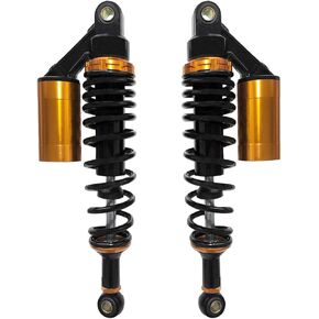 MOTLTECH 11 بوصة 280 مم ممتص الصدمات للدراجات النارية تعليق خلفي قابل للتعديل ممتص الصدمات الهوائي عالمي متوافق مع هوندا سوزوكي ياماها كاواساكي ATV Go Kart Quad Dirt Sport Bikes، زوج واحد in Kuwait