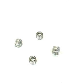The Stop Shop Inverted Flare Steel Plugs For 3/8"-24, Flush Style (Pack of 4)