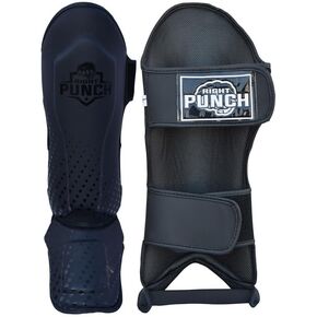 Shin Guards Kickboxing Leg Pads with Instep Protection, Muay Thai MMA Martial Arts Kicking Sparring Training Gear
