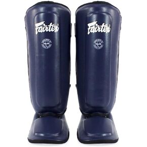 Fairtex SPK9 Youth Shin Guards PU Leather, Multi-Layered Foam Padding | Perfect for Muay Thai, Kickboxing, and Martial Arts. Ergonomic Fit with Velcro Straps