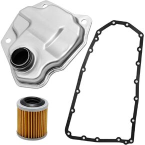Transmission Oil Filter And Gasket Replace 31728-1XF03 Transmission Filter CVT Auto Transmission Filter Kit Replacement for Nissan 07-18 Altima Juke Nv200 Rogue JF011E