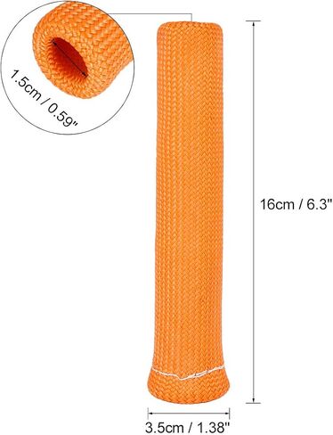X AUTOHAUX 8 Pcs Orange Spark Plug Wire Boots 1800 Degree Heat Shield Protector Sleeve for Car in Saudi Arabia