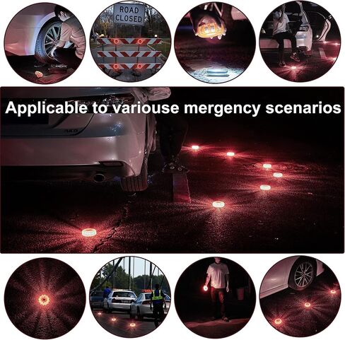 DK-WINER Led Road Flares Emergency Road Flares are a Versatile and Reliable Safety Tool for use in Emergency situations on The Road. Here's a Breakdown of The Key Features of These Road Flares in Saudi Arabia