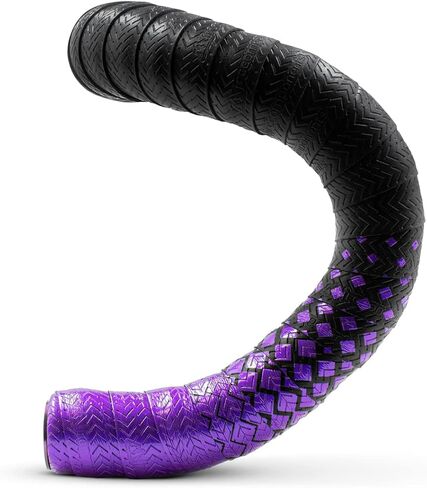 JRC Components Orimono Metallic Bicycle Handlebar Tape | Set of 2 Comfortable Bar Tape for Road Bike | Gravel Bicycle Handlebar Wrap with Bar End Plugs | Enhance Your Bike Grip - (Red) in Saudi Arabia