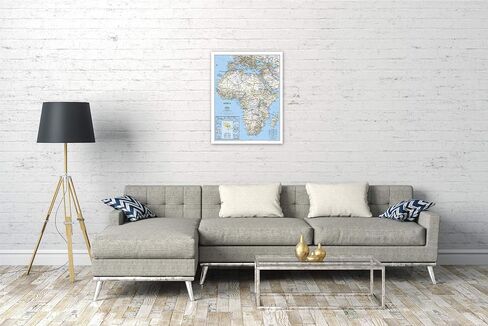 National Geographic Africa Wall Map - Classic - Laminated (24 x 30.75 in) (National Geographic Reference Map) in Saudi Arabia