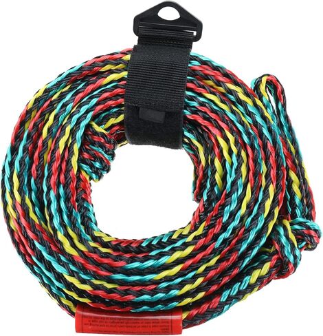 SearQing 1-قسم 16 حبلا مجوف من مادة البولي بروبيلين حبل سحب عائم للتزلج على الماء 3/8 × 60 قدم مع حبال مقبض للتزلج على الماء، سحب لوح الاستيقاظ، أنابيب قابلة للقطر in Kuwait