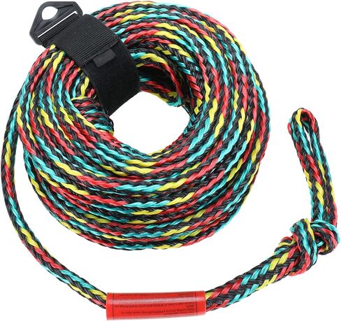 SearQing 1-قسم 16 حبلا مجوف من مادة البولي بروبيلين حبل سحب عائم للتزلج على الماء 3/8 × 60 قدم مع حبال مقبض للتزلج على الماء، سحب لوح الاستيقاظ، أنابيب قابلة للقطر in Kuwait