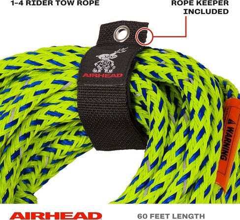 حبل سحب عاكس للضوء من Airhead لأنابيب قابلة للسحب لعدد 1-6 راكب، بطول 60 قدمًا، تتوفر خيارات متعددة للراكب in Saudi Arabia