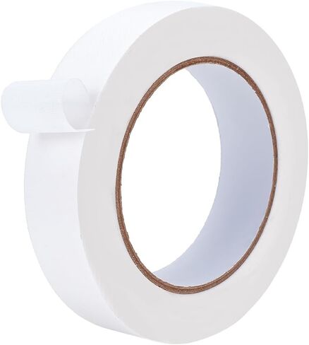 BENECREAT Book Binding Tape, 147.6Feet White Nylon Adhesive Tape Bookbinding Repair Tape for Crafts and Book Repair, 1inch in Kuwait