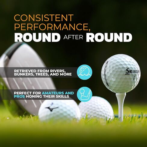 كرات جولف معاد تدويرها Pro V1x & Pro V1 كرات جولف بيضاء - 5A / AAAA كرات جولف مستعملة بالقرب من كرات الجولف المستعملة بالنعناع in Saudi Arabia
