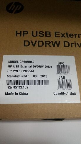 HP F2B56AA USB External DVDRW Drive in Saudi Arabia