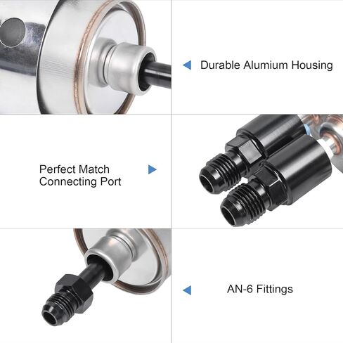 Inline Fuel Pump 255LPH GSL392 & Fuel Pressure Regulator/Filter Kit 58PSI Replacement For GSL392-400-939, GSL392400939, 400-939, WIX 33737 High Pressure External Pump 6AN Fittings in Saudi Arabia