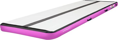 AirTrack Inflatable Gymnastics Mat with Air Pump - 3 ft, 10 ft, 13 ft, 16 ft, 20 ft | Thick Tumbling Track Air Mat For Yoga, Cheerleading, Fitness & Training | Compact Home & Gym Exercise Equipment in Saudi Arabia