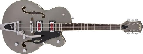 Gretsch G5410T "قضيب الجرذ" الكهروميكانيكي ذو جسم مجوف قطعة واحدة غير لامع فانتوم معدني مع Bigsby in Saudi Arabia