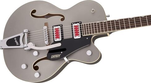 Gretsch G5410T "قضيب الجرذ" الكهروميكانيكي ذو جسم مجوف قطعة واحدة غير لامع فانتوم معدني مع Bigsby in Saudi Arabia