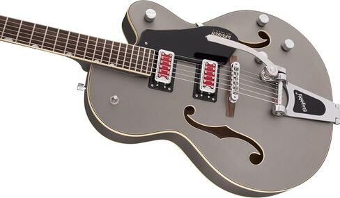 Gretsch G5410T "قضيب الجرذ" الكهروميكانيكي ذو جسم مجوف قطعة واحدة غير لامع فانتوم معدني مع Bigsby in Saudi Arabia