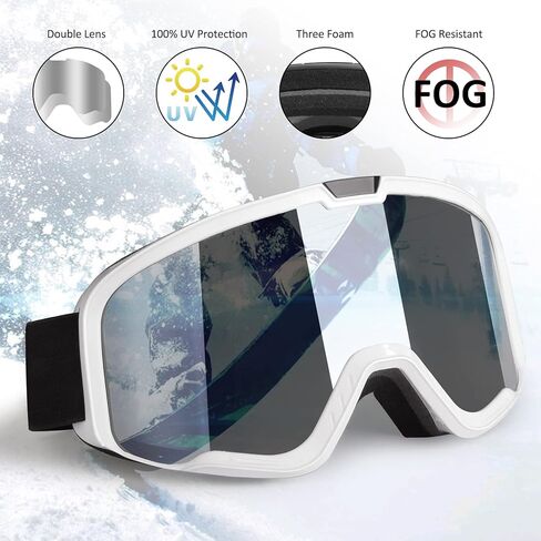 نظارات XYOP للتزلج على الجليد نظارات التزلج على الجليد نظارات رياضية للثلج للرجال والنساء والكبار in Kuwait