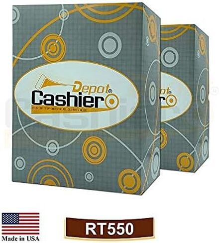 Cashier Depot RT550 Cash Register Sales Report Envelope, 4 1/8" x 9 1/2", Gum Flap, 24lb. Brown Kraft (500) in Saudi Arabia