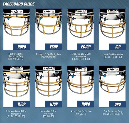 قناع الوجه للشباب من Schutt Sports Vengeance لخوذات كرة القدم الانتقامية، V-EGOP-II-YF، كستنائي in Saudi Arabia